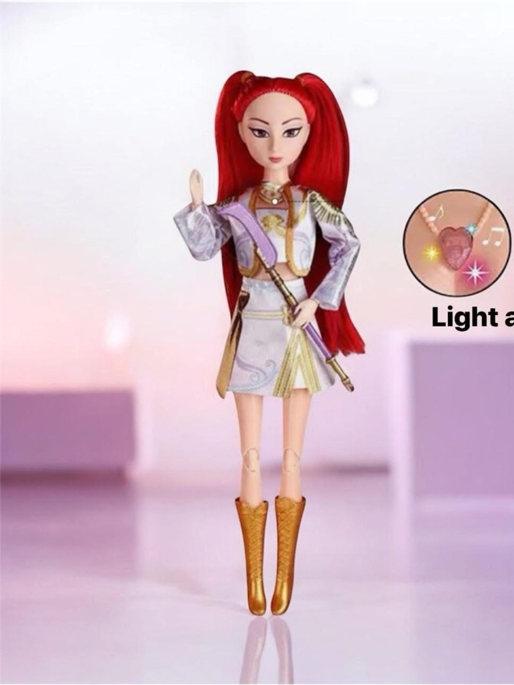 K-Pop Demon Hunters Red-Haired Music Doll - Brand Unknown - Picture 3 of 3